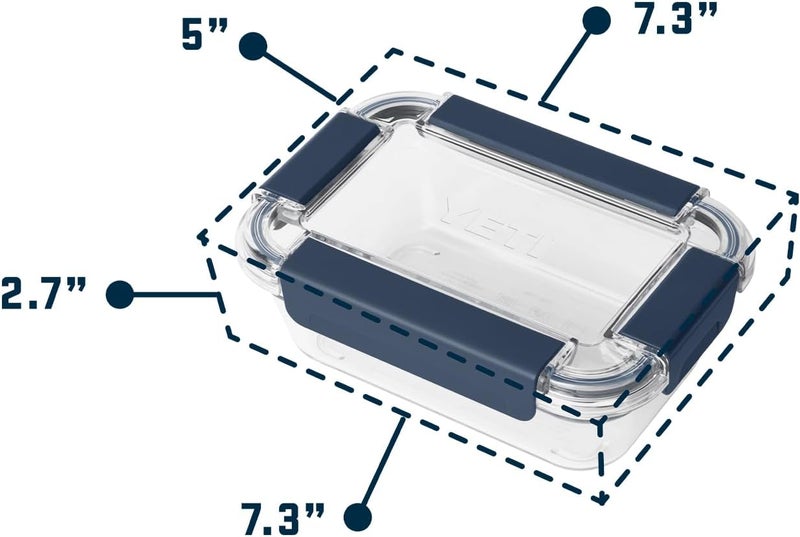 YETI Plastic Food Storage Container, BPA Free, Locking & Airtight Lid, Microwave, Freezer, and Dishwasher Safe, Leak-Proof, Cooler and Thin Ice Compatible - Image 2