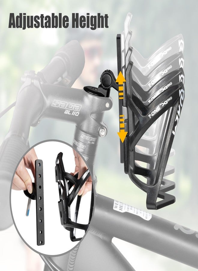 CyclingDeal Bike Bicycle Stem Mount Water Bottle Cage Adapter - Fully Adjustable for Bicycle Stem Top Cap - Premium Aluminum Alloy - for 1 Bottle Cage - Image 4