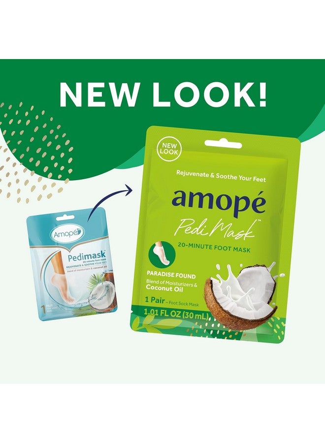 Amope Amopé® Pedimask™ 20Minute Foot Mask Paradise Found With Coconut Oil  - Image 3