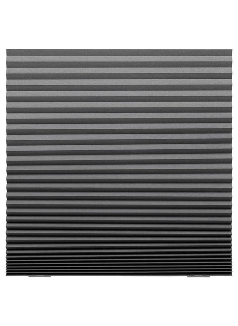 ستارة مطوية معتمة، رمادية داكنة، 100×190 سم