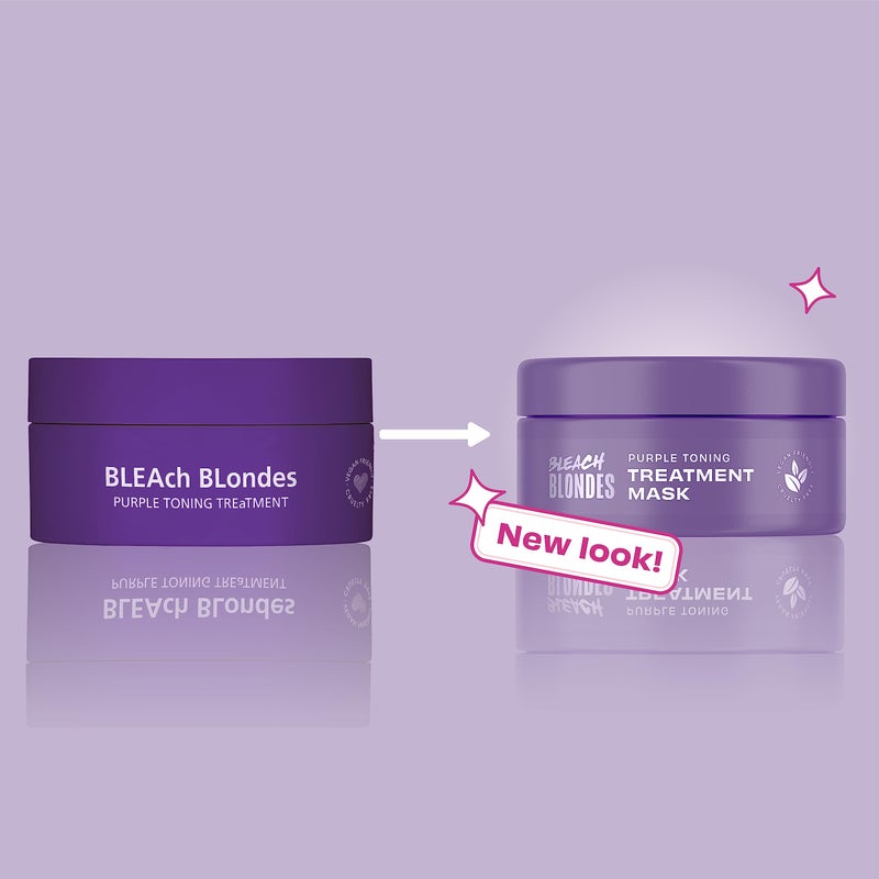 Lee Stafford Purple Toning Hair Mask | Bleach Blonde Treatment Mask - Violet Conditioning Cream, Hydrating, Neutralize & Remove Brassy & Yellow Tones, Great for Colored, Silver, & Grey Hair, 200ml - Image 5