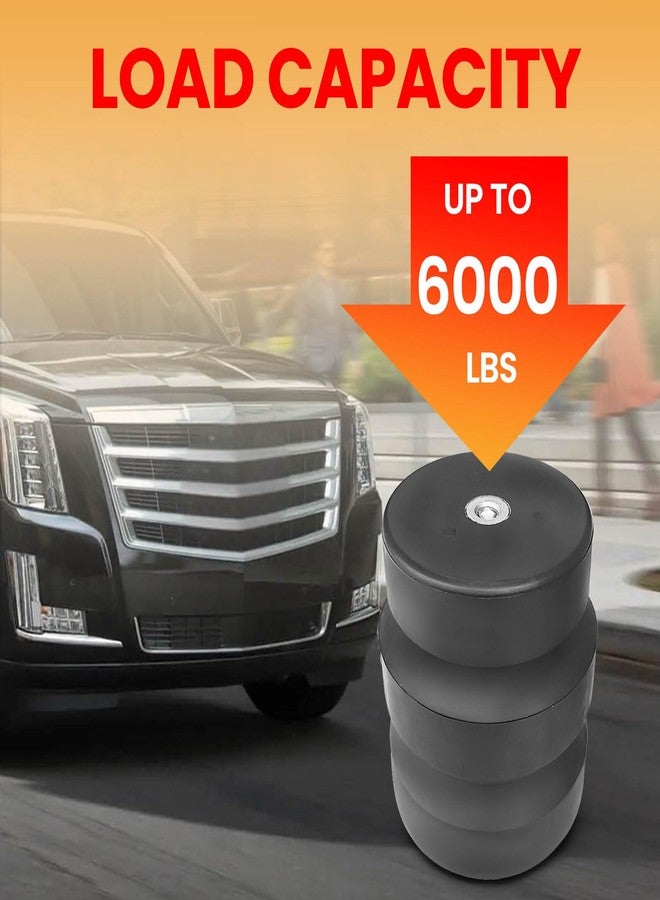 MILLISEC Rear Rubber Helper Suspension Spring Kits Compatible with 2000-2020 Cadillac Escalade, Chevrolet Avalanche 1500, GMC Yukon Pickups, OEM Number Replaces# GMRYS4 - Image 4