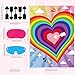 Hxezoc Valentines Games for Kids Pin The Arrow On The Heart with 30 Pcs Arrow Stickers Large Valentines Party Game Set for Boys Girls Includes Poster Blindfold Stickers Adhesive - Image 4