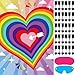 Hxezoc Valentines Games for Kids Pin The Arrow On The Heart with 30 Pcs Arrow Stickers Large Valentines Party Game Set for Boys Girls Includes Poster Blindfold Stickers Adhesive - Image 2