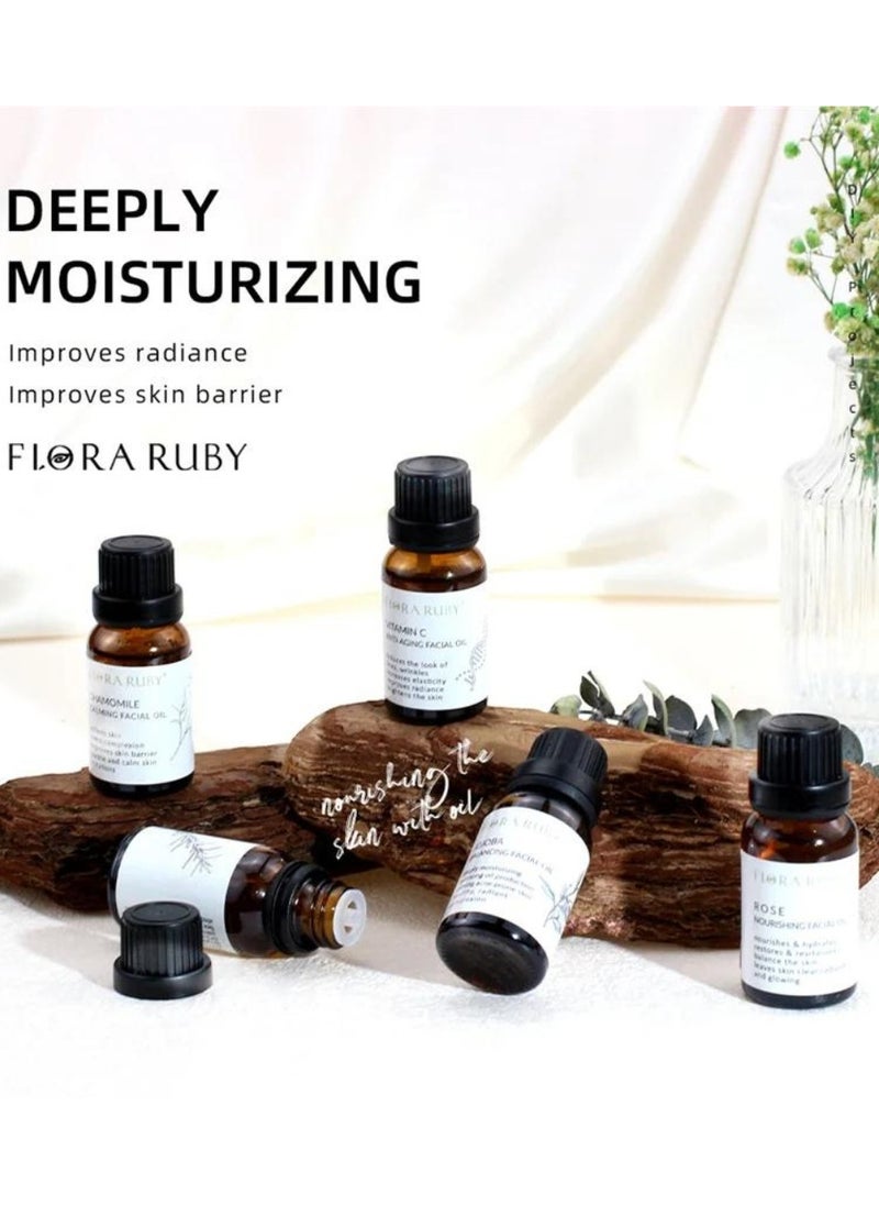 FLORA RUBY - Jojoba Balancing Facial Oil Natural Organic Jojoba Essential Oil for Face and Skin Moisturizing and Nourishing Deeply Moisturizing Balancing Oil Production Reduce Acne Prone Skin Jojoba Oil 15ml - Image 1