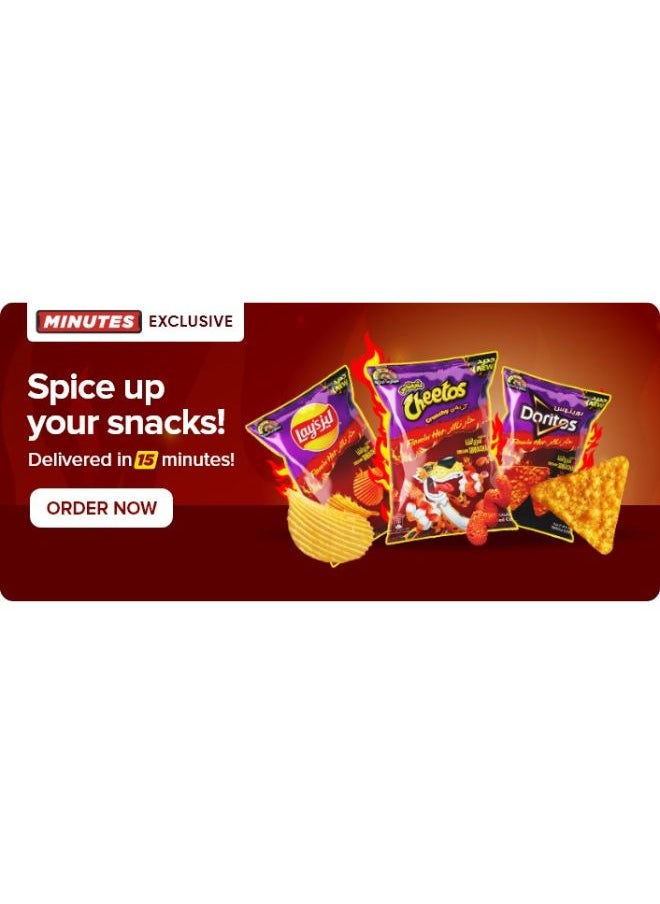 Lay's - Flamin' Hot Sriracha Chips Ridged Potato Crisps - Image 1