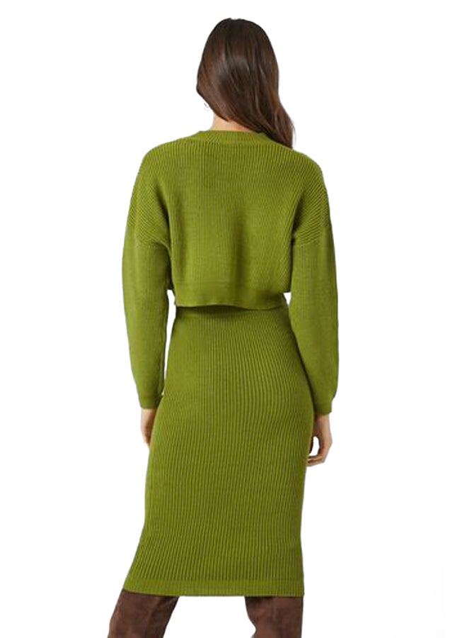 FOREVER 21 Cropped Sweater & Skirt Set  - Image 4