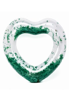 Generic Transparent feathers Heart Shaped Swim Ring  - Image 1