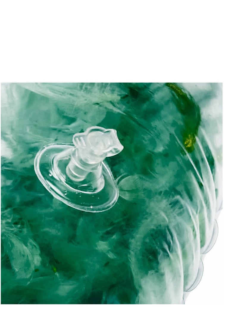 Generic Transparent feathers Heart Shaped Swim Ring  - Image 2
