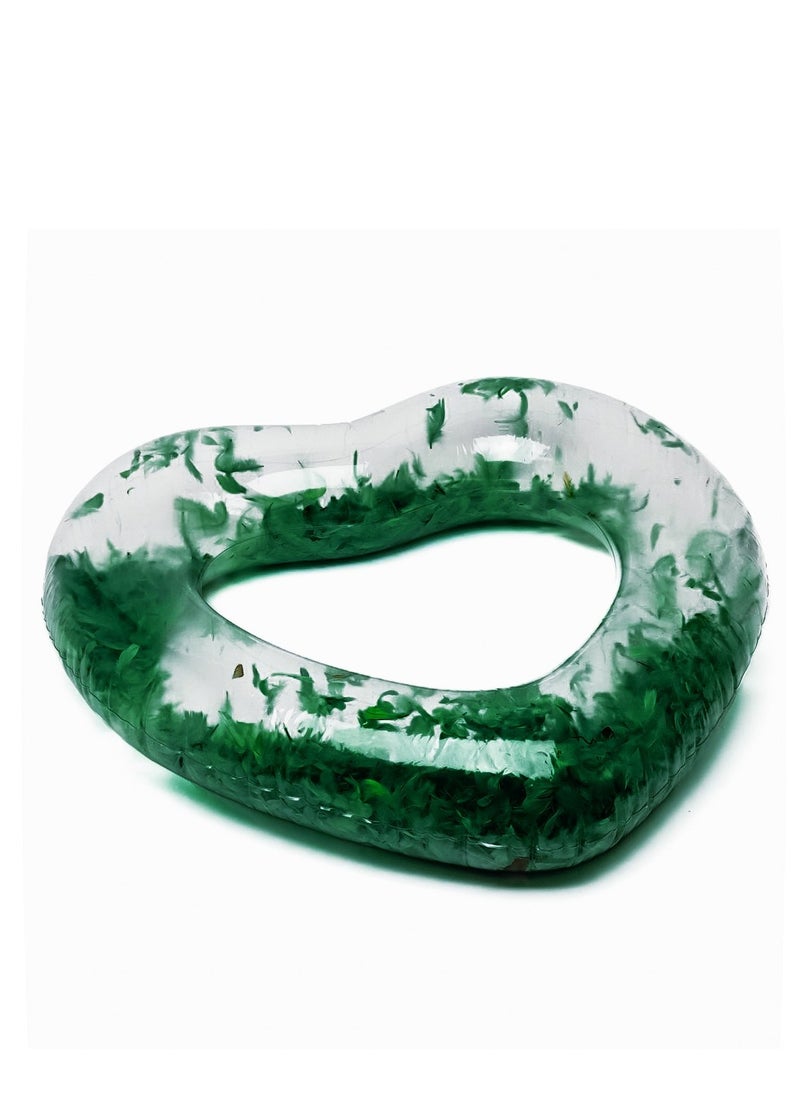 Generic Transparent feathers Heart Shaped Swim Ring  - Image 3