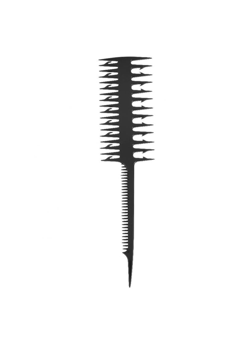 Semme Highlighting CombHighlighting Comb Doublesided Comb Dyed Hair Comb for DIY Hair Salon Bath 