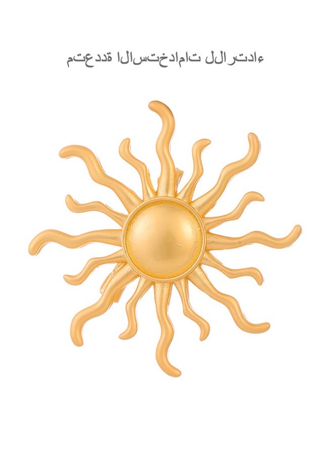 بيوند بروش كريستال فاخر خفيف، دبابيس بروش مصنوعة من سبيكة مضادة للصدأ والبهتان، مشبك وشاح صدار للنساء والفتيات (أحمر) - Image 1