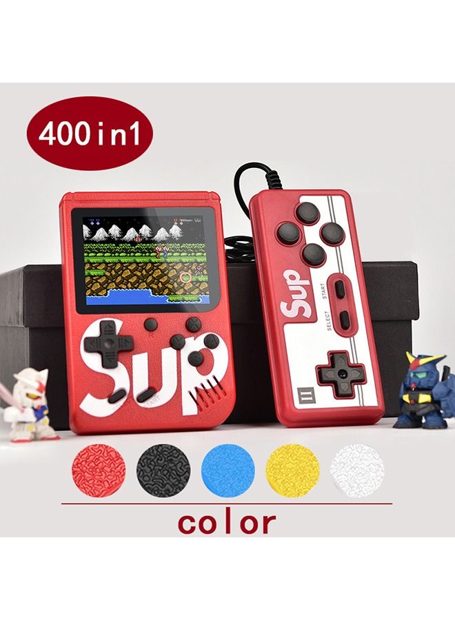 SUP 400 In 1 Portable Retro Handheld Console Red Double - Image 1