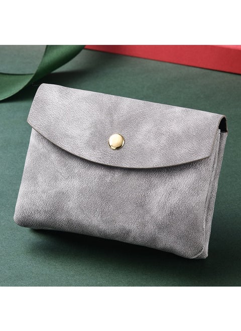 Double Layered Large Capacity Soft Bag Compact Mini Short Wallet