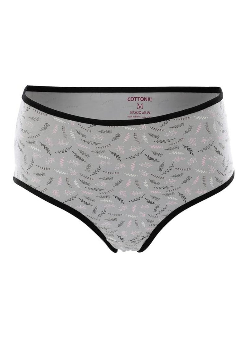 COTTONIL Pack of 3 Printed Cotton Midi Panties Underwear for Women  - Image 3