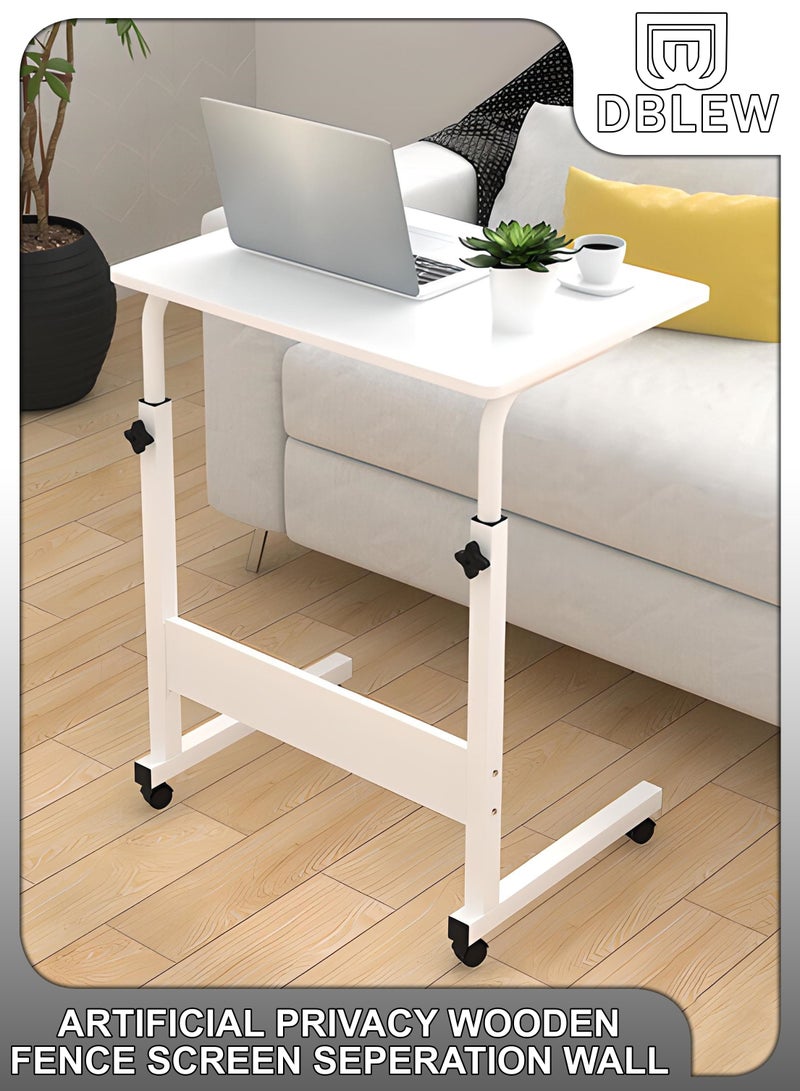 DBLEW Adjustable Desktop Computer Mobile Laptop Desk Home And Office Desks For Work and Study Moveable Portable Coffee Bedside Table - Image 1