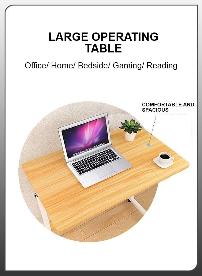 DBLEW Adjustable Desktop Computer Mobile Laptop Desk Home And Office Desks For Work and Study Moveable Portable Coffee Bedside Table - Image 4