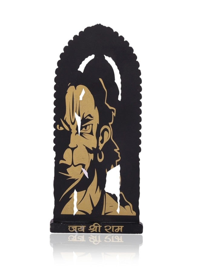 Craftam Metal Small Ram Lalla Idol Murti Ayodhya for Car Dashboard Home Decor,Home Temple Mandir Pooja, Gift, Car Dashboard (Black Height - 2.7 Inch) - Image 5