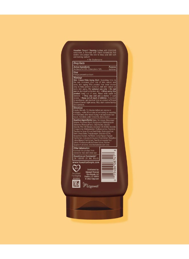 Island Tanning Lotion With Cocoa Butter Spf8 White 236Ml(8Oz)
