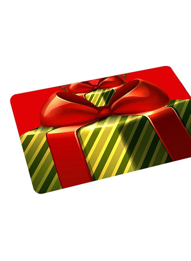 NIBEMINENT Style Santa Claus Non-Slip Doormat Red/Green 40x60centimeter