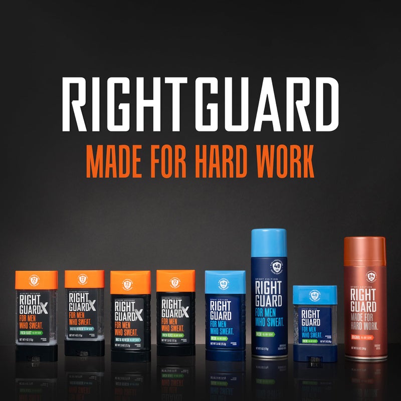 Right Guard سبراي مزيل العرق ريت غارد سبورت برائحة أصلية - سبراي مزيل عرق خالي من الألمنيوم للرجال، يمنع التعرق، حماية من الروائح لمدة 24 ساعة، مضاد للبقع، وطويل الأمد، 8.5 أونصة (3 عبوات) - Image 5