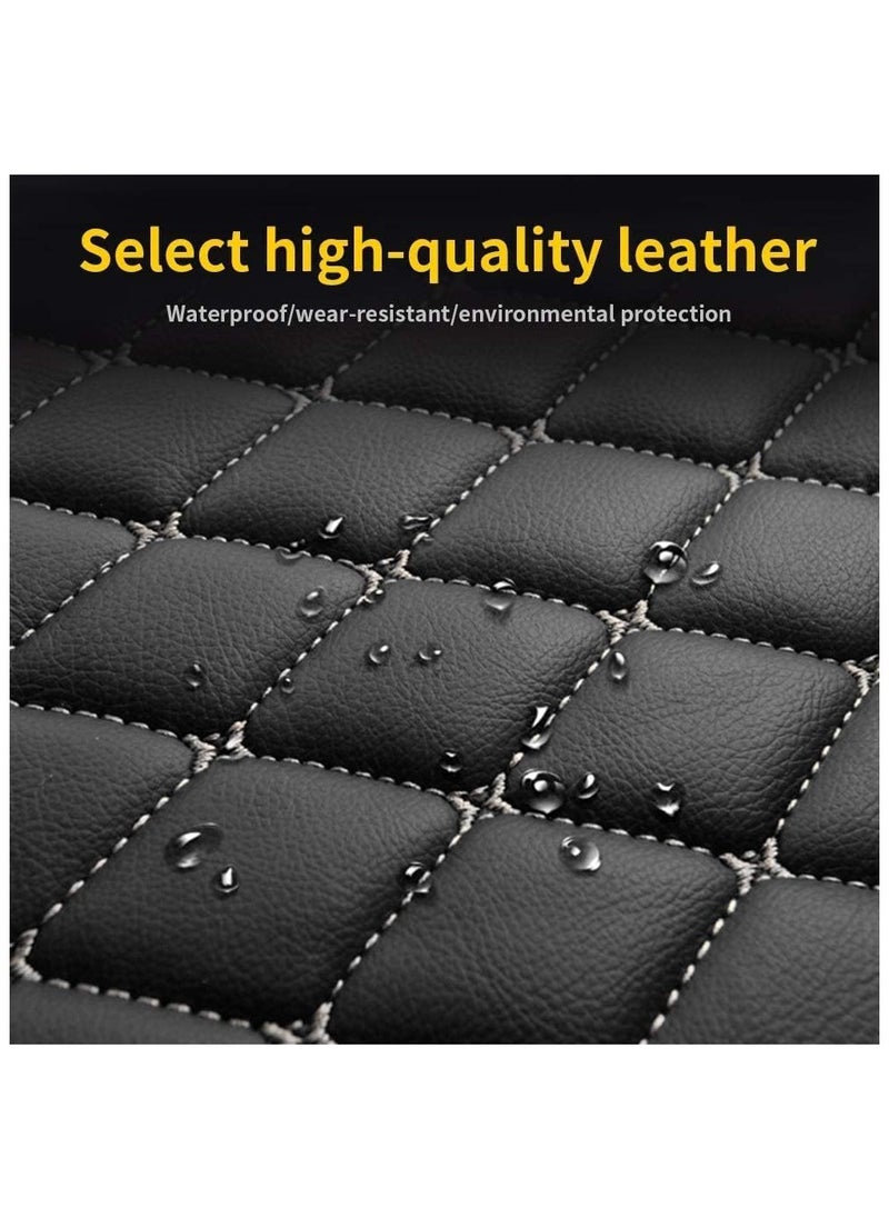وينكا حصيرة Sana Car Floor 3D متوافقة مع Range Rover Sport 2022 PVC جلدي مقاوم للماء حصيرة قدمين غير قابلة للانزلاق (أسود)  - Image 4