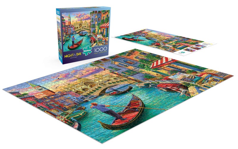 Buffalo Games - Image World - Sights of Venice - 1000 Piece Jigsaw Puzzle for Adults -Challenging Puzzle Perfect for Game Nights - Finished Size is 26.75 x 19.75 - Image 4