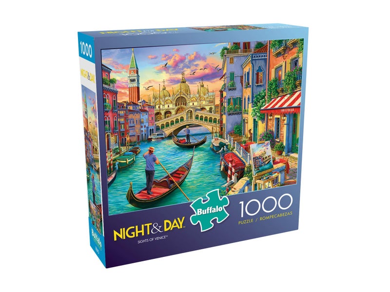 Buffalo Games - Image World - Sights of Venice - 1000 Piece Jigsaw Puzzle for Adults -Challenging Puzzle Perfect for Game Nights - Finished Size is 26.75 x 19.75 - Image 3