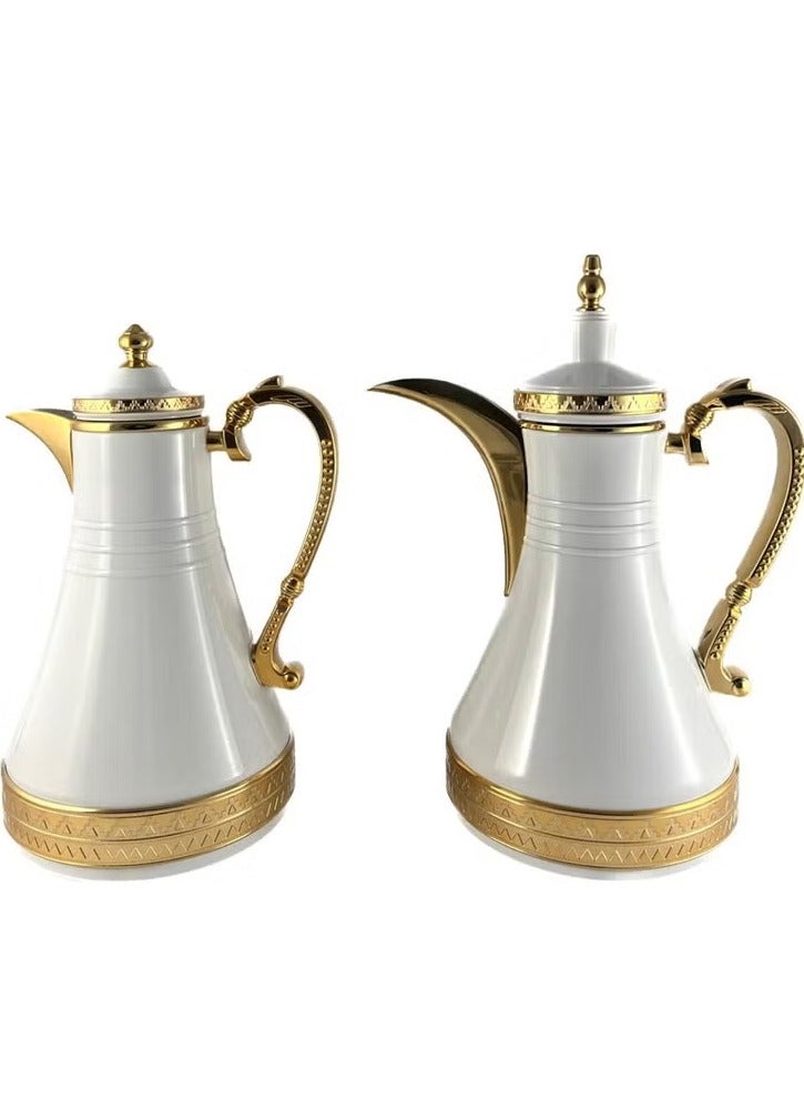 Homemaker Premium 2-Piece Tea & Coffee Flask Set – 0.75L & 1L | Elegant Design with Glass Inner | Keeps Beverages Hot or Cold for Hours | Made in Turkey - Image 3