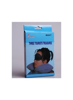 Generic Travel set glasses + pillow + earplugs  - Image 1