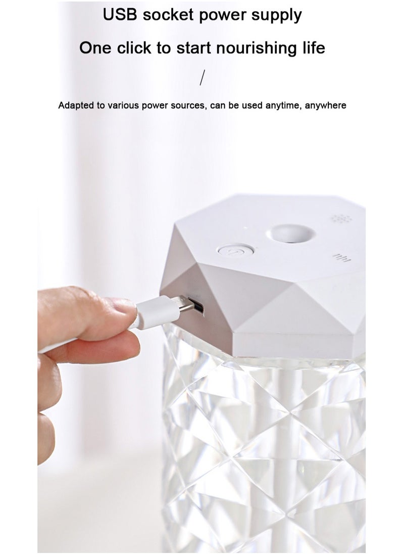 ماركة غير محددة - اباجورة وموزع روائح الزيوت العطرية للمنزل والمكتب، أضواء LED بسبعة ألوان متدرجة، مرطب بالموجات فوق الصوتية، موزع روائح العلاج العطري، للمنزل وغرفة النوم والمكتب، إيقاف تلقائي 1000 مل - Image 1