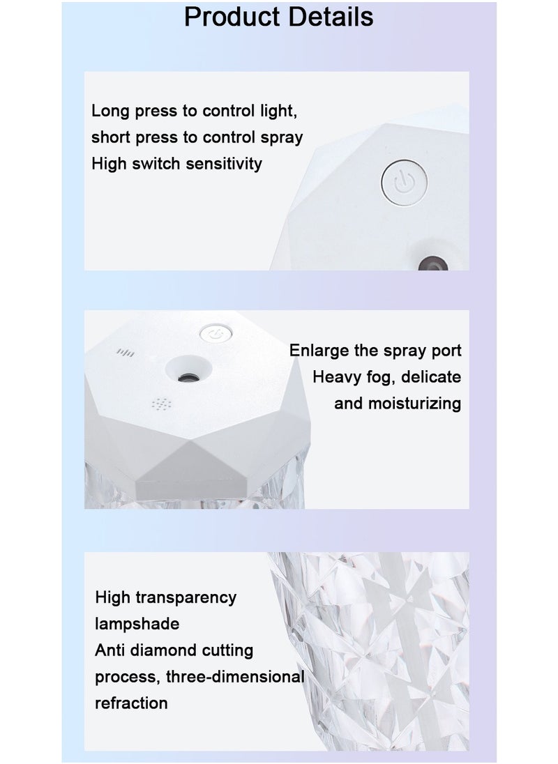 ماركة غير محددة - اباجورة وموزع روائح الزيوت العطرية للمنزل والمكتب، أضواء LED بسبعة ألوان متدرجة، مرطب بالموجات فوق الصوتية، موزع روائح العلاج العطري، للمنزل وغرفة النوم والمكتب، إيقاف تلقائي 1000 مل - Image 1