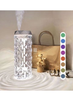 ماركة غير محددة اباجورة وموزع روائح الزيوت العطرية للمنزل والمكتب، أضواء LED بسبعة ألوان متدرجة، مرطب بالموجات فوق الصوتية، موزع روائح العلاج العطري، للمنزل وغرفة النوم والمكتب، إيقاف تلقائي 1000 مل  - Image 2