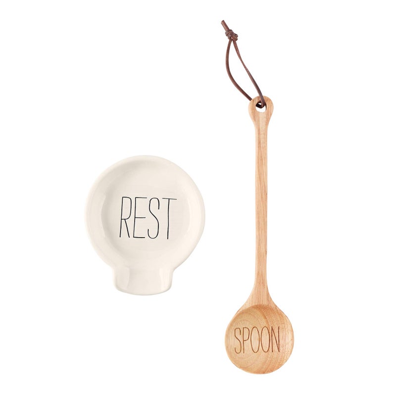 Mud Pie Rest Set of 2 Spoon Set, One Size - Image 5