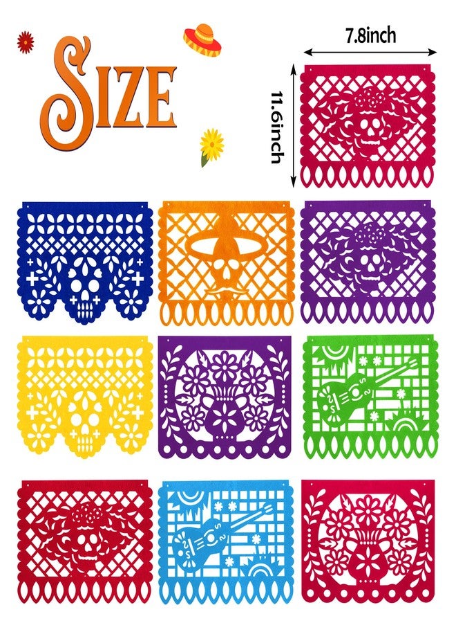 Funnlot Day of The Dead Decorations - Mexican Party Decorations with 12PCS Monarch Butterfly and Marigold Flowers for Dia De Los Muertos Altar - Image 4