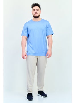 RBX Men Sportswear Fit Short Sleeves Running T-Shirt, Allure Blue  - Image 4