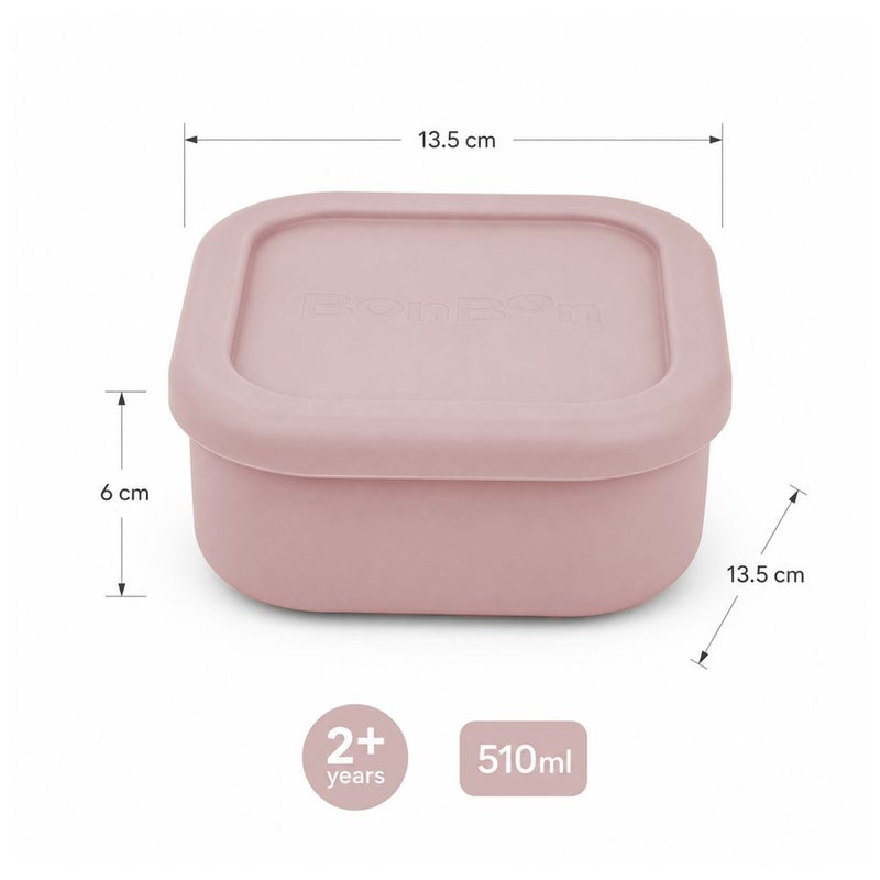 BonBon - Silicone Snack Box - 510ml - Pink - Image 2