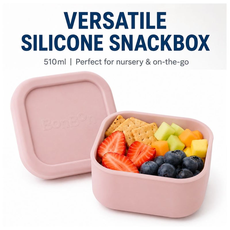 BonBon - Silicone Snack Box - 510ml - Pink - Image 3