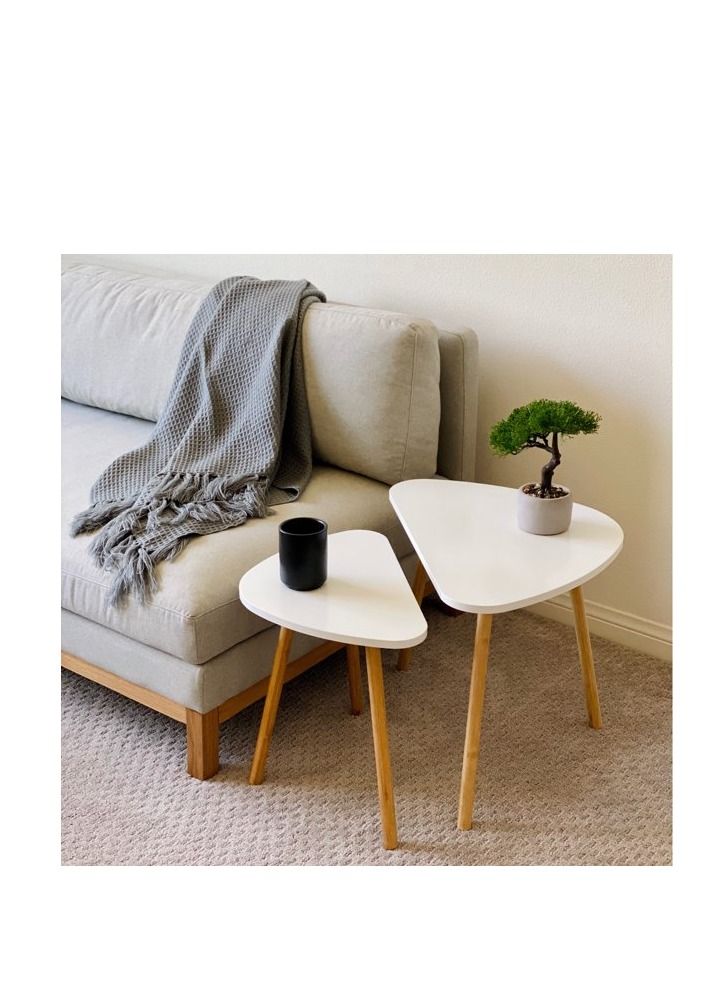 Natural wood Table 50X35X35