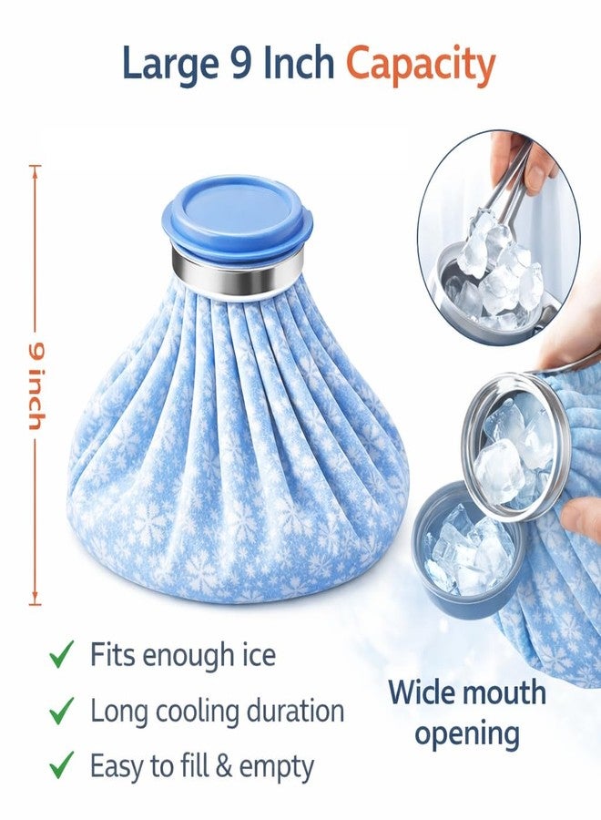 Umis Creation Ice Bag for Pain Relief & Swelling | Hot & Cold Therapy Reusable Ice Pack | Leakproof, Skin Friendly | 9 Inch – multi - Image 4