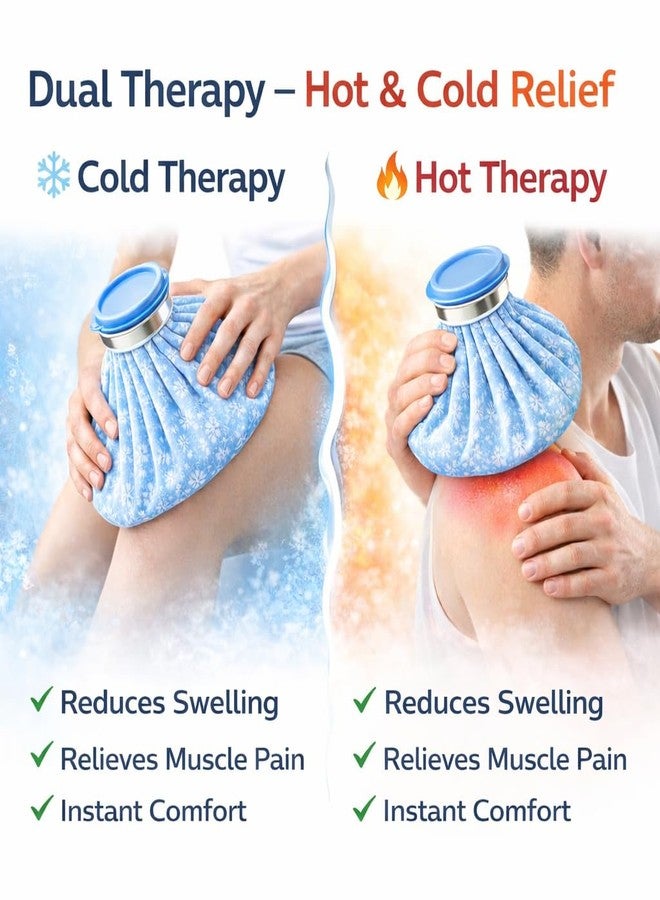 Umis Creation Ice Bag for Pain Relief & Swelling | Hot & Cold Therapy Reusable Ice Pack | Leakproof, Skin Friendly | 9 Inch – multi - Image 2