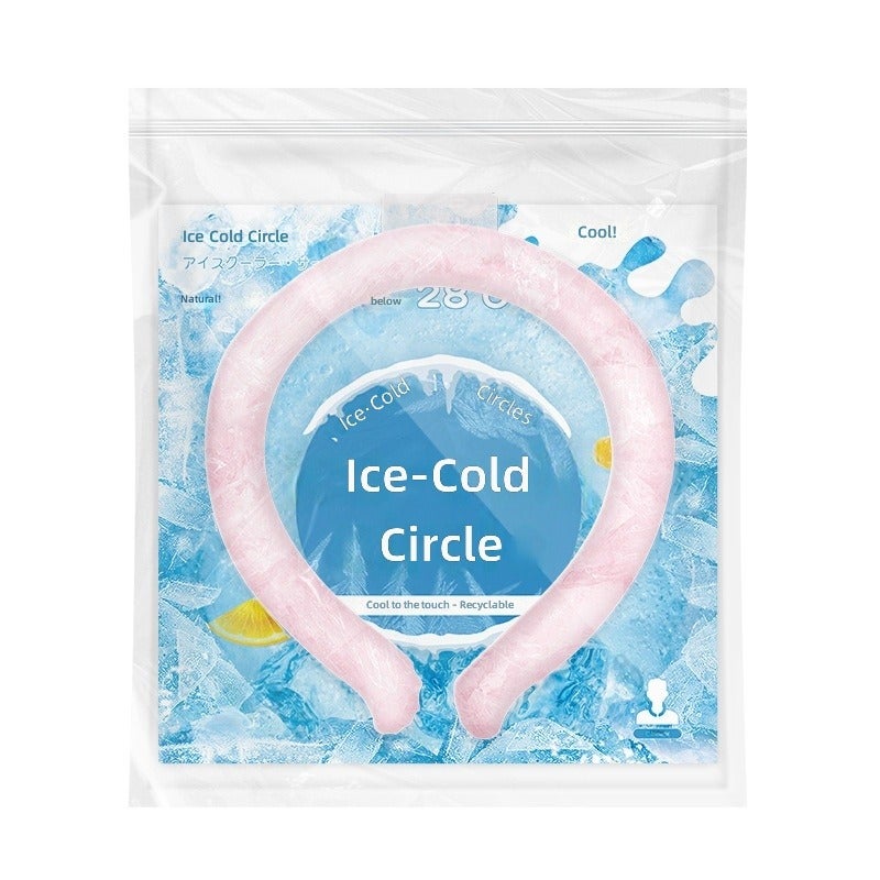 Summer Cooling Ice Ring - Portable Neck Cooler for Outdoor Sports