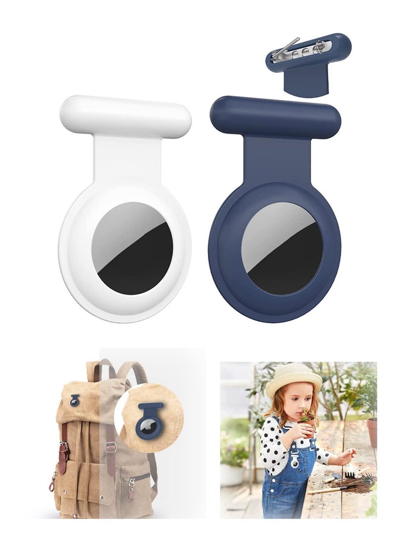 Sweet seven 2 Pcs Suitable for Apple Airtags Tracking Locator Suitable for Kids Elder Better Substitute for AirTag Accessories of Necklace Wristband Compatible with Apple Air Tag Tracker - Image 1