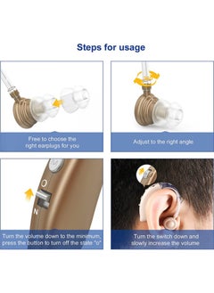 Hearing Aid Rechargeable with Noise Cancelling, Digital Invisible Hearing Amplifier Aids with Volume Control - pzsku/Z62B5DC247999F681D89DZ/45/_/1713050721/4d963175-47a7-4ba5-90c1-e96cc885bb2c