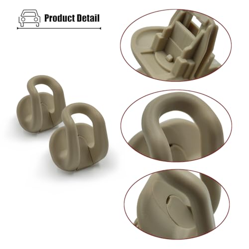 LXROAR01 2PCS Roof Coat Hanger Hooks Compatible with Ford F150 Expedition Explorer 2003 2004 2005 2006 2007 2008, Car Clothes Hanger Hook for 1L2Z-7829024-AAA - Image 5