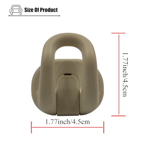LXROAR01 2PCS Roof Coat Hanger Hooks Compatible with Ford F150 Expedition Explorer 2003 2004 2005 2006 2007 2008, Car Clothes Hanger Hook for 1L2Z-7829024-AAA - Image 2