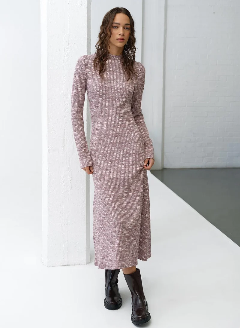 فرنش كونكشن Deja Jersey Space Dye Rib Dres