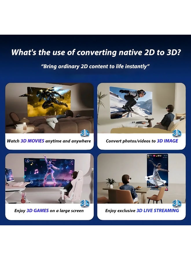 XREAL 1S AR Smart Glasses – Lightweight Augmented Reality Glasses with Immersive Display, Compatible with Smartphone, PC & Gaming Devices - Image 3