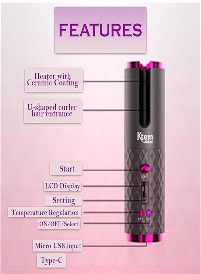 كتين مجموعة KTEIN CurlMaster Pro: مجموعة تصفيف الشعر المثالية للحصول على تموجات وتجعيدات شعر سهلة - Image 3