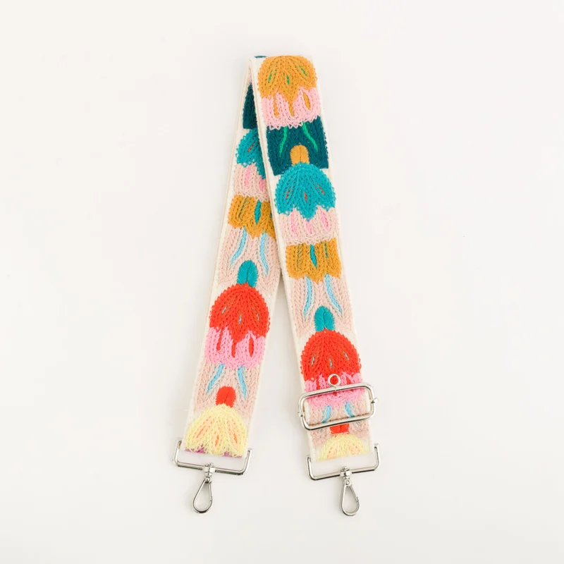 كاربيزا Women's Bag Strap Brunella Butter/Multicolour - 5x120x0cm